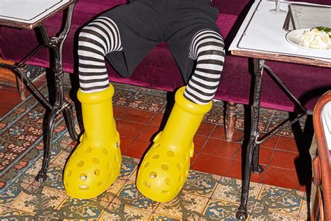 replica astro boots|The Viral Big Red Boot is Reimagined in Yellow Croc Form .